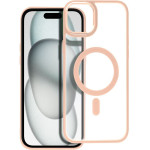 Matte Mag Cover Case Compatible With Magsafe For Iphone 15 Plus Pink OEM