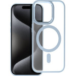 Matte Mag Cover Case Compatible With Magsafe For Iphone 15 Pro Blue OEM