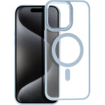 Matte Mag Cover Case Compatible With Magsafe For Iphone 15 Pro Max Blue OEM