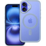 Matte Mag Cover Case Compatible With Magsafe For Iphone 16 Blue OEM