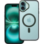 Matte Mag Cover Case Compatible With Magsafe For Iphone 16 Plus Green OEM