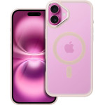 Matte Mag Cover Case Compatible With Magsafe For Iphone 16 Plus Pink OEM