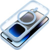 Matte Mag Cover Case Compatible With Magsafe For Iphone 16 Pro Blue OEM