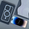 Matte Mag Cover Case Compatible With Magsafe For Iphone 16 Pro Blue OEM