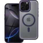 Matte Mag Cover Case Compatible With Magsafe For Iphone 16 Pro Max Purple OEM