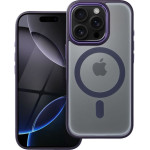 Matte Mag Cover Case Compatible With Magsafe For Iphone 16 Pro Purple OEM