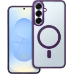 Matte Mag Cover Case Compatible With Magsafe For Samsung S25 Plus Purple OEM