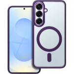 Matte Mag Cover Case Compatible With Magsafe For Samsung S25 Purple OEM