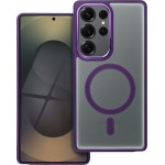 Matte Mag Cover Case Compatible With Magsafe For Samsung S25 Ultra Purple OEM