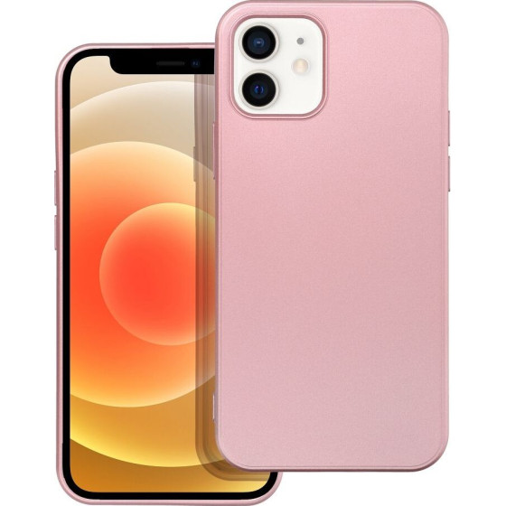 Metallic Case For Iphone 12 / 12 Pro Pink OEM