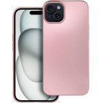Metallic Case For Iphone 15 Plus Pink OEM