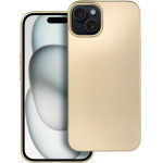 Metallic Case For Iphone 15 Plus Plus Gold OEM