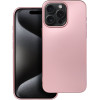 Metallic Case For Iphone 15 Pro Max Pink OEM
