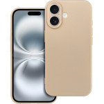 Metallic Case For Iphone 16 Gold OEM