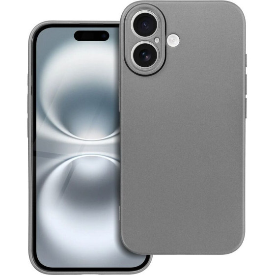 Metallic Case For Iphone 16 Grey OEM