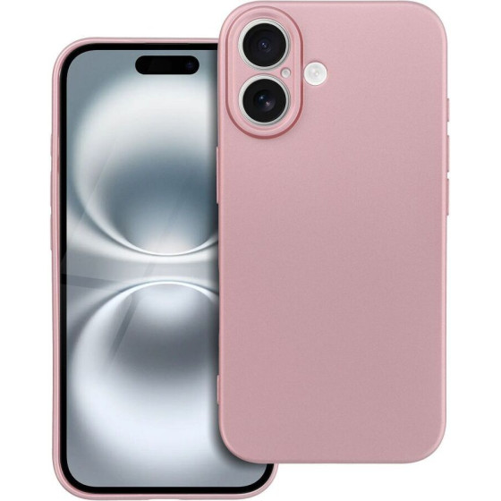 Metallic Case For Iphone 16 Pink OEM