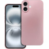 Metallic Case For Iphone 16 Plus Pink OEM