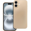 Metallic Case For Iphone 16 Plus Plus Gold OEM