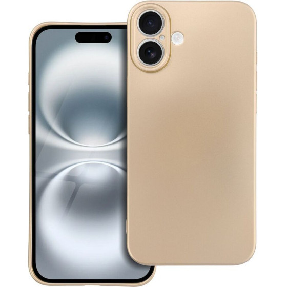 Metallic Case For Iphone 16 Plus Plus Gold OEM