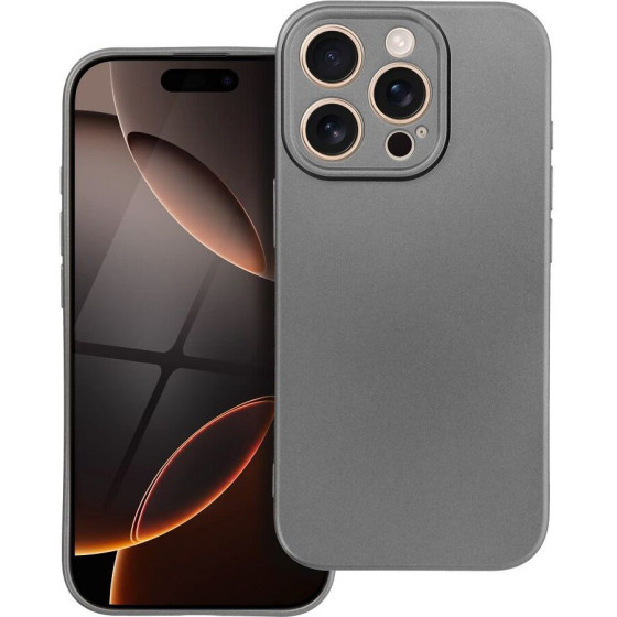 Metallic Case For Iphone 16 Pro Grey OEM