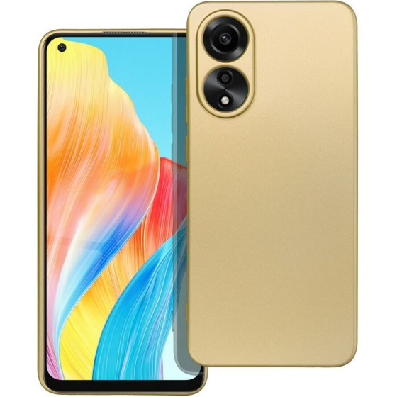 Metallic Case For Oppo A78 4G Gold OEM