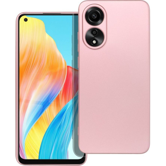 Metallic Case For Oppo A78 4G Pink OEM