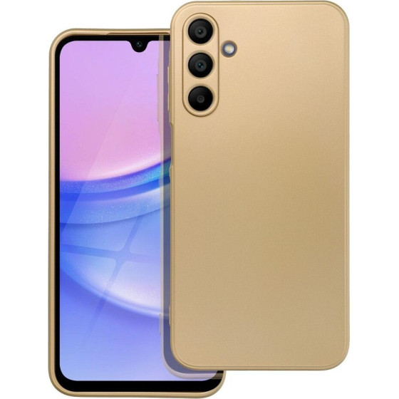 Metallic Case For Samsung A15 5G / A15 4G Gold OEM
