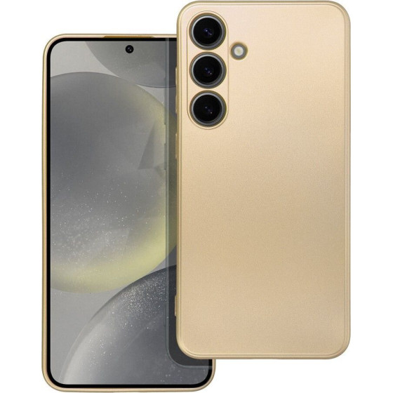 Metallic Case For Samsung S24 Plus Gold OEM