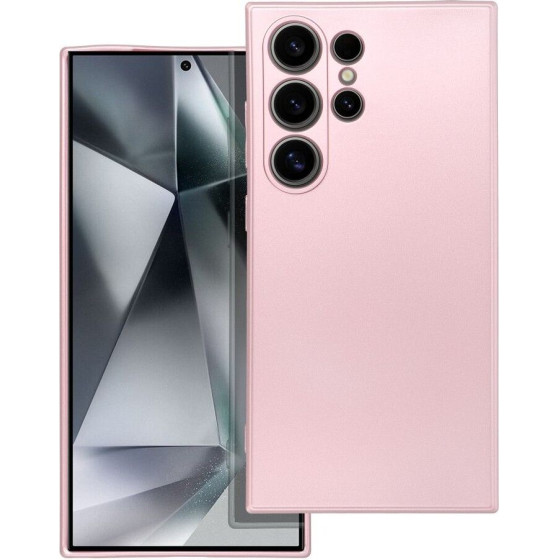 Metallic Case For Samsung S24 Ultra Pink OEM