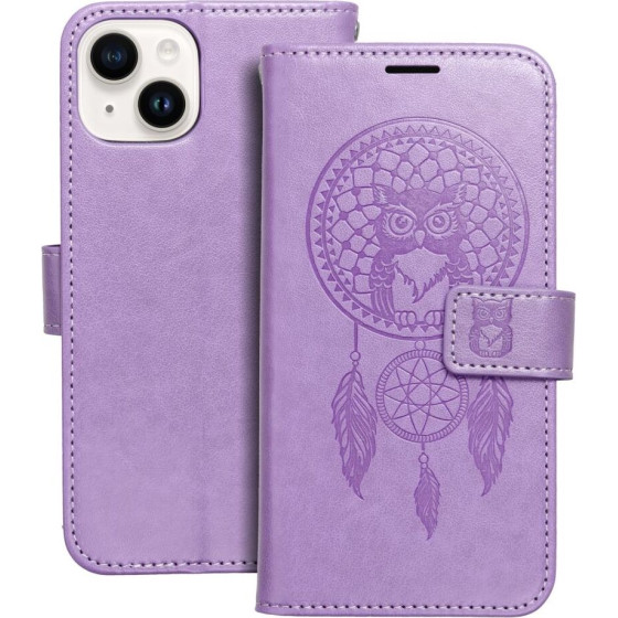 Mezzo Book Case For Iphone 14 Dreamcatcher Purple OEM