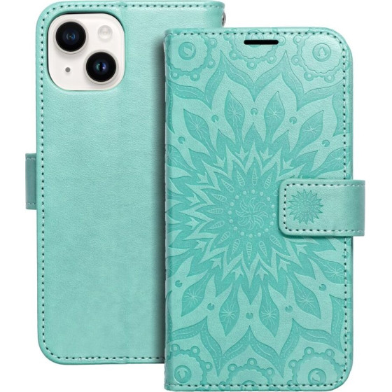 Mezzo Book Case For Iphone 14 Mandala Green OEM