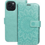 Mezzo Book Case For Iphone 15 Mandala Green OEM
