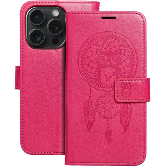 Mezzo Book Case For Iphone 15 Pro Dreamcatcher Magenta OEM