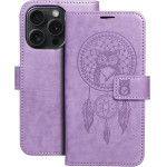 Mezzo Book Case For Iphone 15 Pro Dreamcatcher Purple OEM