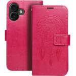 Mezzo Book Case For Iphone 16 Dreamcatcher Magenta OEM