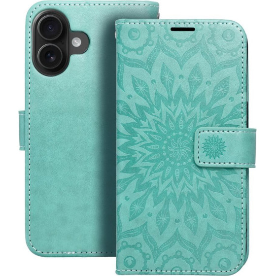 Mezzo Book Case For Iphone 16 Mandala Green OEM