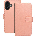Mezzo Book Case For Iphone 16 Mandala Peach Fuzz OEM
