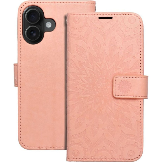 Mezzo Book Case For Iphone 16 Mandala Peach Fuzz OEM