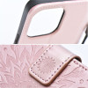 Mezzo Book Case For Iphone 16 Plus Mandala Rose Gold OEM