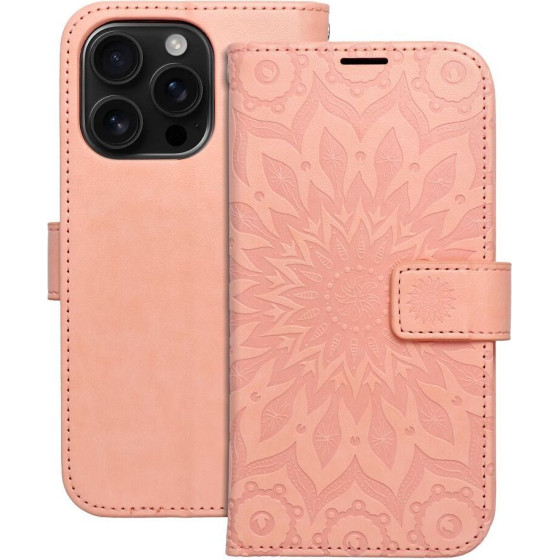 Mezzo Book Case For Iphone 16 Pro Mandala Peach Fuzz OEM