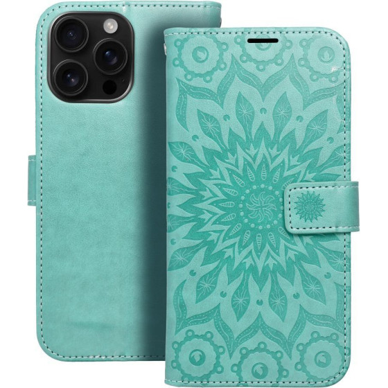 Mezzo Book Case For Iphone 16 Pro Max Mandala Green OEM