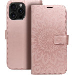Mezzo Book Case For Iphone 16 Pro Max Mandala Rose Gold OEM