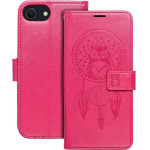 Mezzo Book Case For Iphone 7 / 8 / Se 2020 / Se 2022 Dreamcatcher Magenta OEM