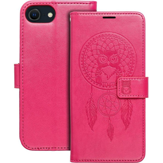 Mezzo Book Case For Iphone 7 / 8 / Se 2020 / Se 2022 Dreamcatcher Magenta OEM