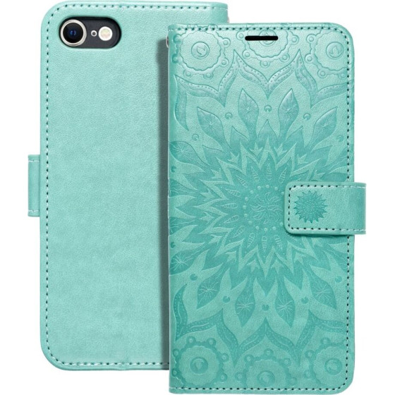 Mezzo Book Case For Iphone 7 / 8 / Se 2020 / Se 2022 Mandala Green OEM