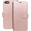 Mezzo Book Case For Iphone 7 / 8 / Se 2020 / Se 2022 Mandala Rose Gold OEM