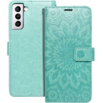 Mezzo Book Case For Samsung A12 / M12 Mandala Green OEM