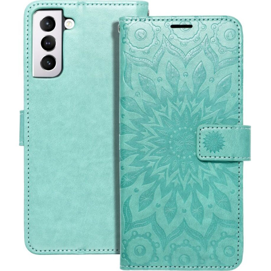 Mezzo Book Case For Samsung A12 / M12 Mandala Green OEM