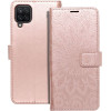 Mezzo Book Case For Samsung A12 / M12 Mandala Rose Gold OEM