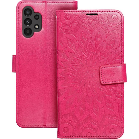 Mezzo Book Case For Samsung A13 4G Mandala Magenta OEM